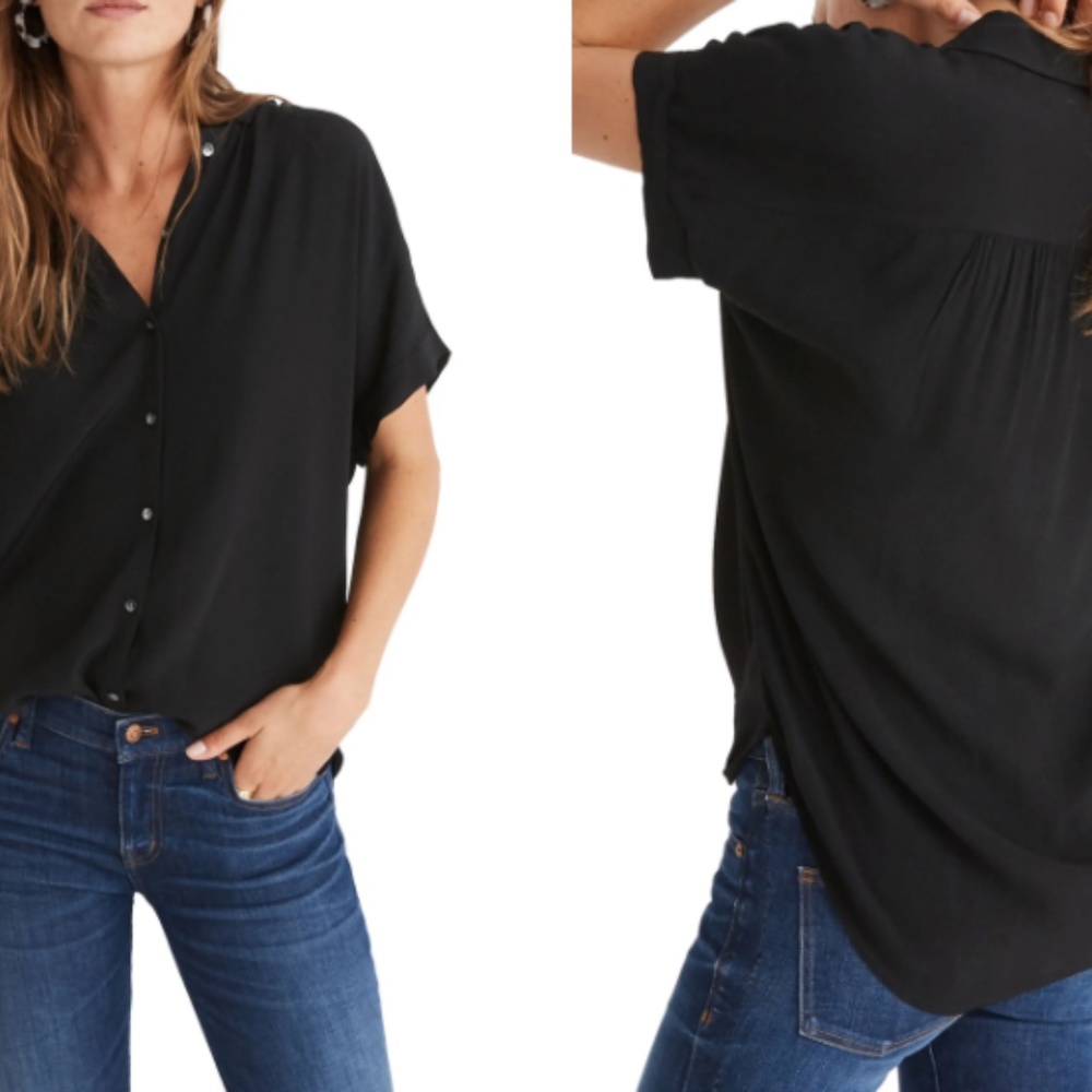 Madewell Central Drapey Shirt - Size Medium